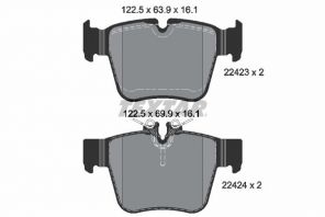 Textar 2242301 - Brzdové platničky -