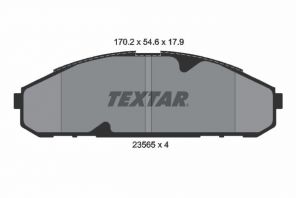 Textar 2356501 - Brzdové platničky -