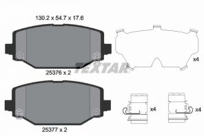 Textar 2537601 - Brzdové platničky -