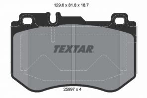 Textar 2599701 - Brzdové platničky -