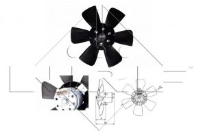 NRF 47390 - Ventilátor motora -