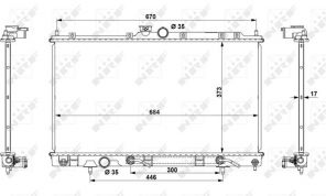 NRF 53778 - Chladič vody -