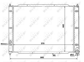 NRF 53944 - Chladič vody -