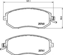 Brembo P 78 021 - Brzdové platničky -