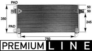 Mahle AC 282 000P - Kondenzátor