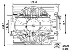 Mahle ACF 24 000S - Ventilátor klimatizácie