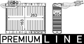 Mahle AE 126 000P - Výparník