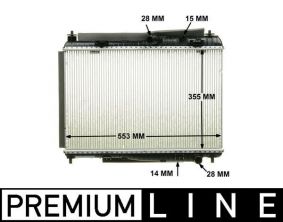 Mahle CR 1135 000P - Chladič vody -