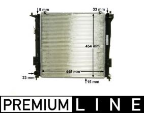 Mahle CR 1320 000P - Chladič vody -