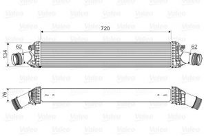 Valeo 818654 - Chladič plniaceho vzduchu -
