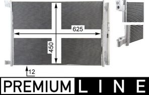 Mahle AC 412 000P - Kondenzátor