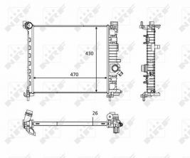 NRF 58473 - Chladič vody -