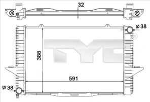 TYC 738-0001 - Chladič vody -