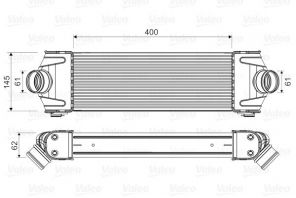 Valeo 818550 - Chladič plniaceho vzduchu -