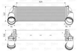 Valeo 818562 - Chladič plniaceho vzduchu -