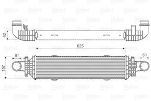 Valeo 818631 - Chladič plniaceho vzduchu -