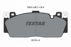 Textar 2513301 - Brzdové platničky -