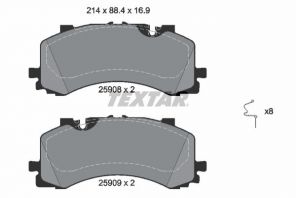 Textar 2590801 - Brzdové platničky -