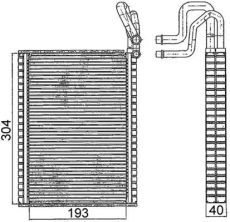 Mahle AE 116 000S - Výparník