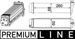 Mahle CI 481 000P - Chladič plniaceho vzduchu