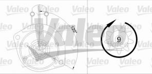 Valeo 455911 - Štartér -