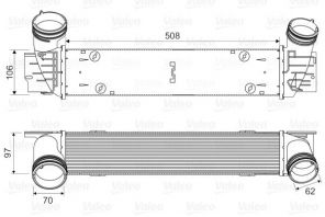Valeo 818594 - Chladič plniaceho vzduchu -