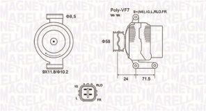 Magneti Marelli 063731965010 - Alternátor -