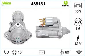 Valeo 438151 - Štartér -