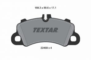Textar 2246903 - Brzdové platničky -