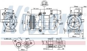 Nissens 890217 - Kompresor -