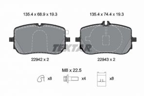 Textar 2294201 - Brzdové platničky -