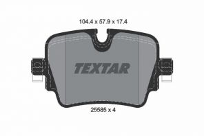 Textar 2558501 - Brzdové platničky -