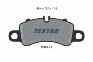 Textar 2598303 - Brzdové platničky -
