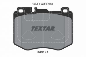 Textar 2206103 - Brzdové platničky -