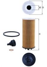 Knecht OX 1238D - Olejový filter -