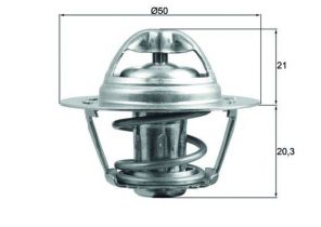 Mahle TX 196 83D - Termostat -