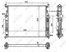 NRF 53937 - Chladič vody -