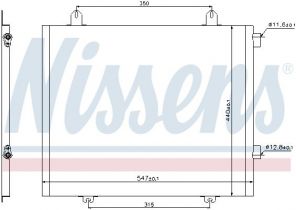 Nissens 94573 - Kondenzátor -