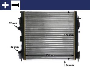 Mahle CR 1506 000S - Chladič vody -