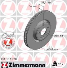 Zimmermann 100.3373.20 - Brzdový kotúč -