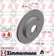 Zimmermann 370.3059.20 - Brzdový kotúč -
