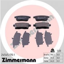 Zimmermann 24545.170.1 - Brzdové platničky -