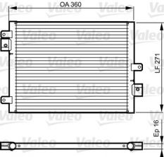 Valeo 814167 - Kondenzátor -