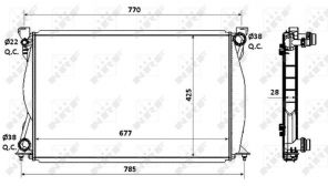 NRF 58359 - Chladič vody -