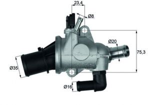 Mahle TI 174 88 - Termostat -