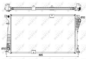 NRF 53123 - Chladič vody -
