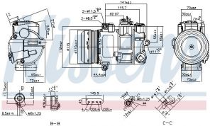 Nissens 890696 - Kompresor -