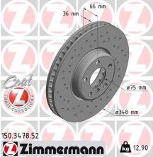 Zimmermann 150.3478.52 - Brzdový kotúč -