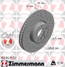 Zimmermann 150.3479.52 - Brzdový kotúč -