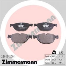 Zimmermann 25045.200.1 - Brzdové platničky -